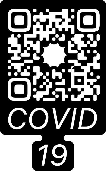 covid sticker en