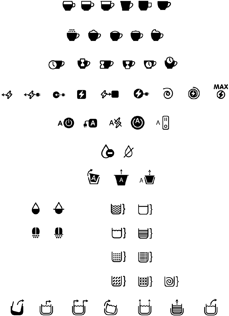 The making of the pictograms for M.Video price tags