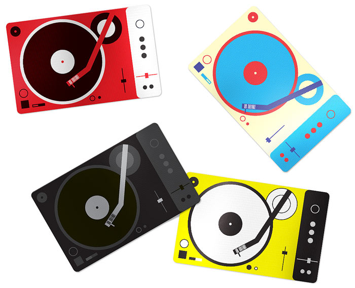 Plastinkus pocket DJ scratch pad