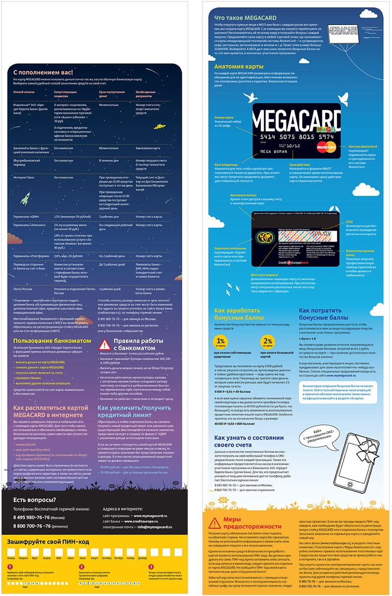 mega megacard booklet process 12