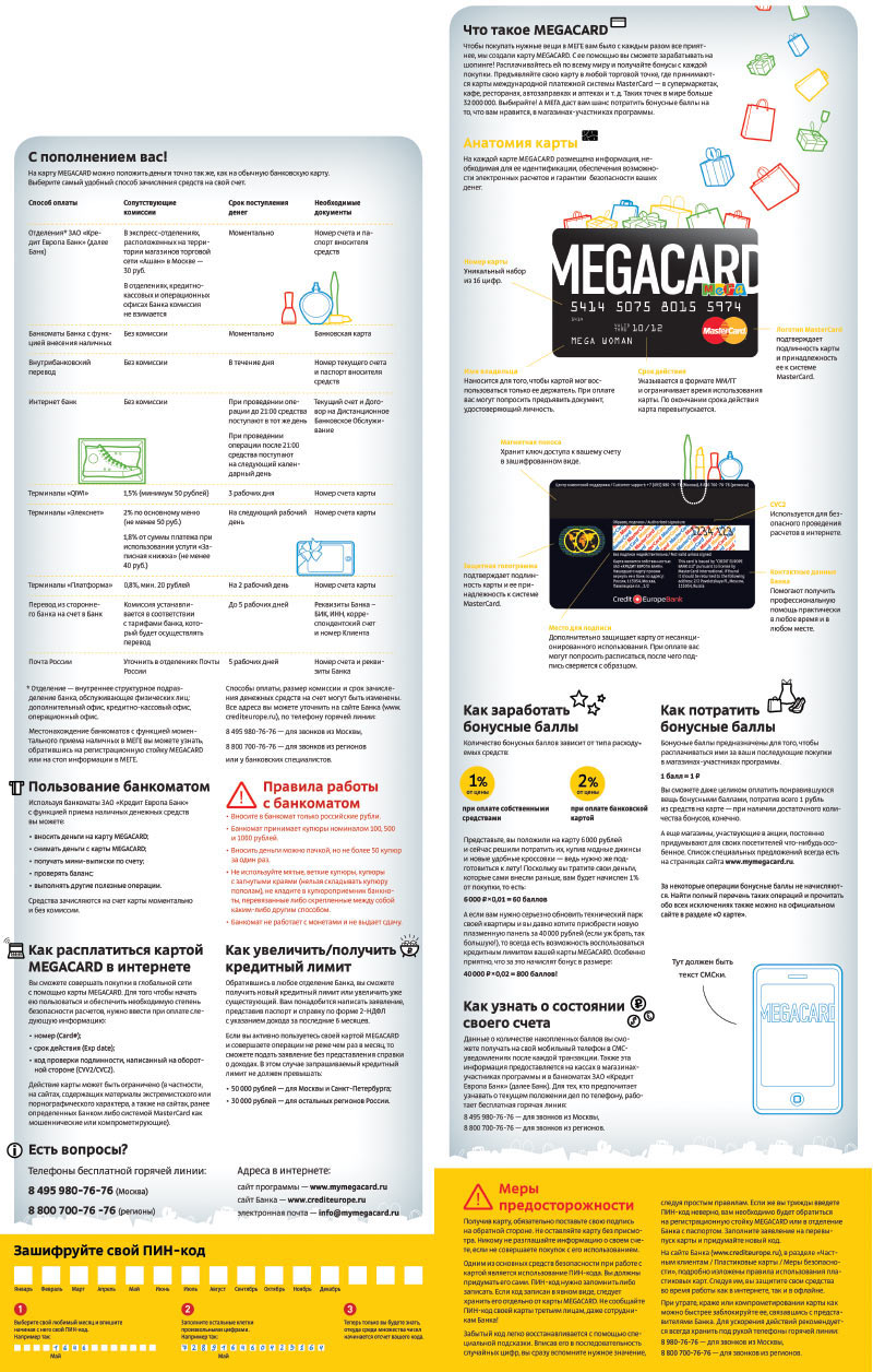 mega megacard booklet process 13