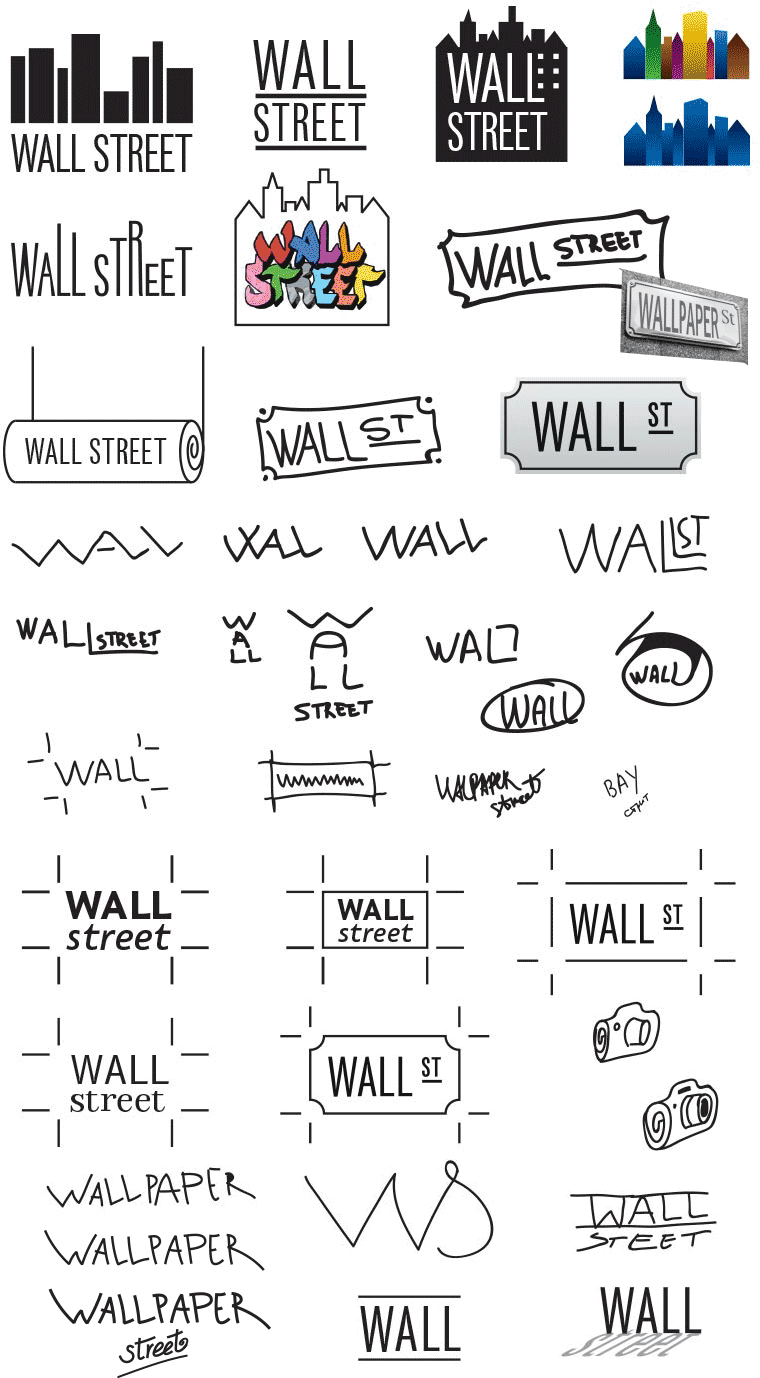wall street logo process 01