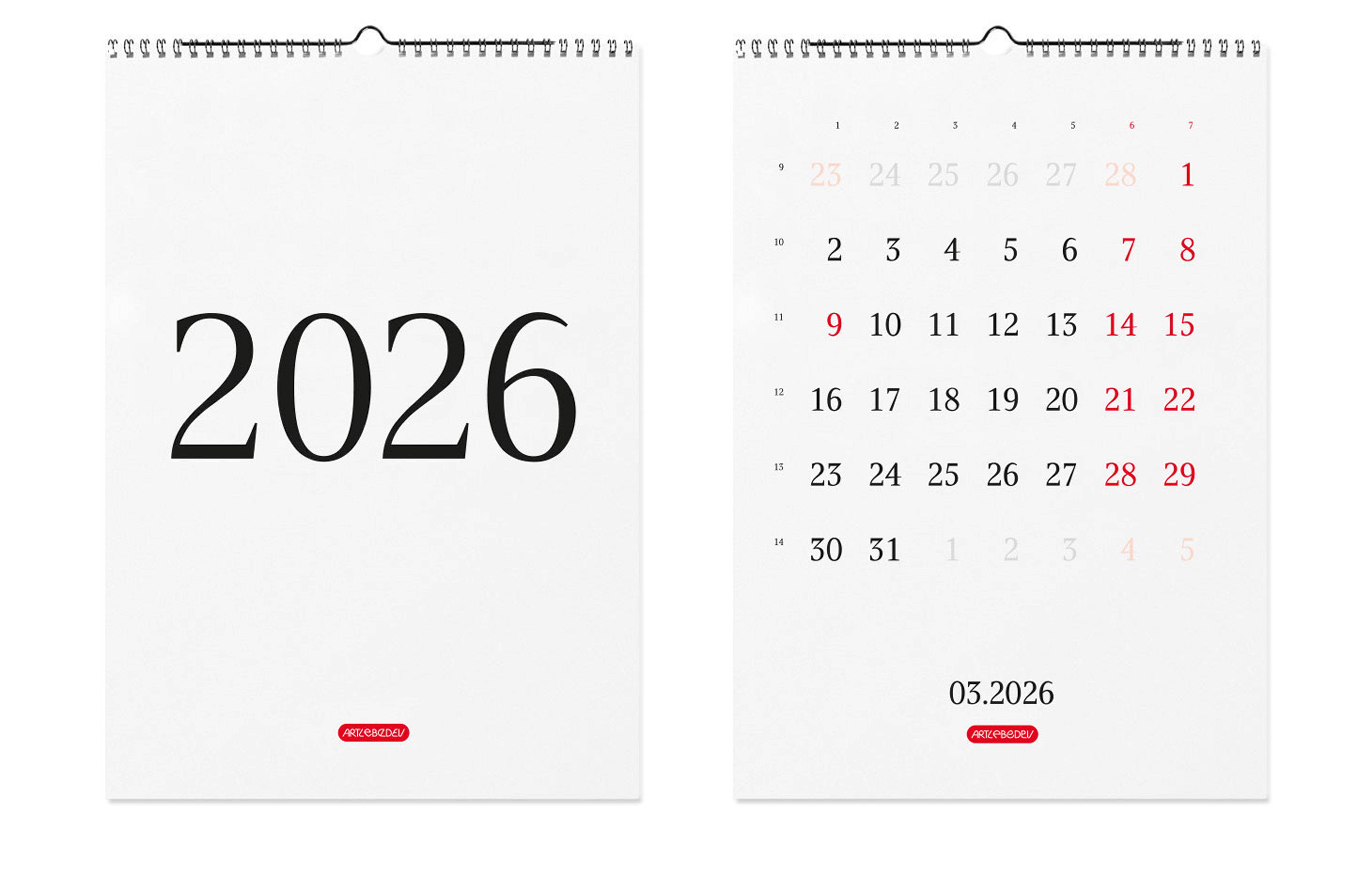 calendar 2026