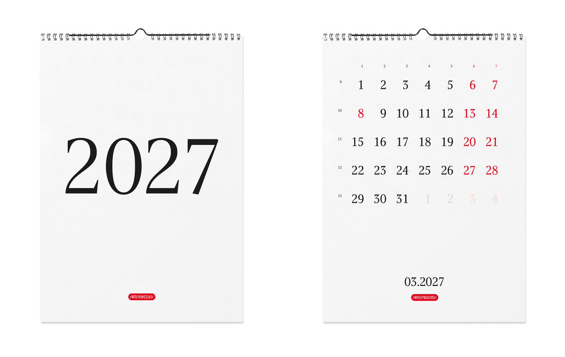 calendar 2027