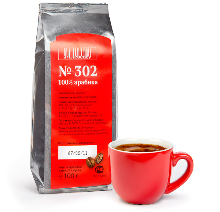 coffee 302 100g package