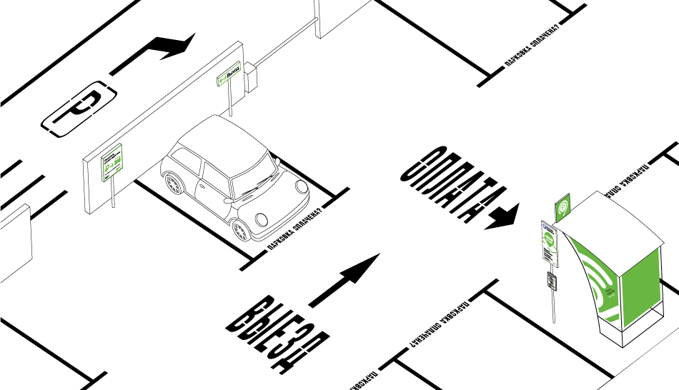 moscow flat parking map