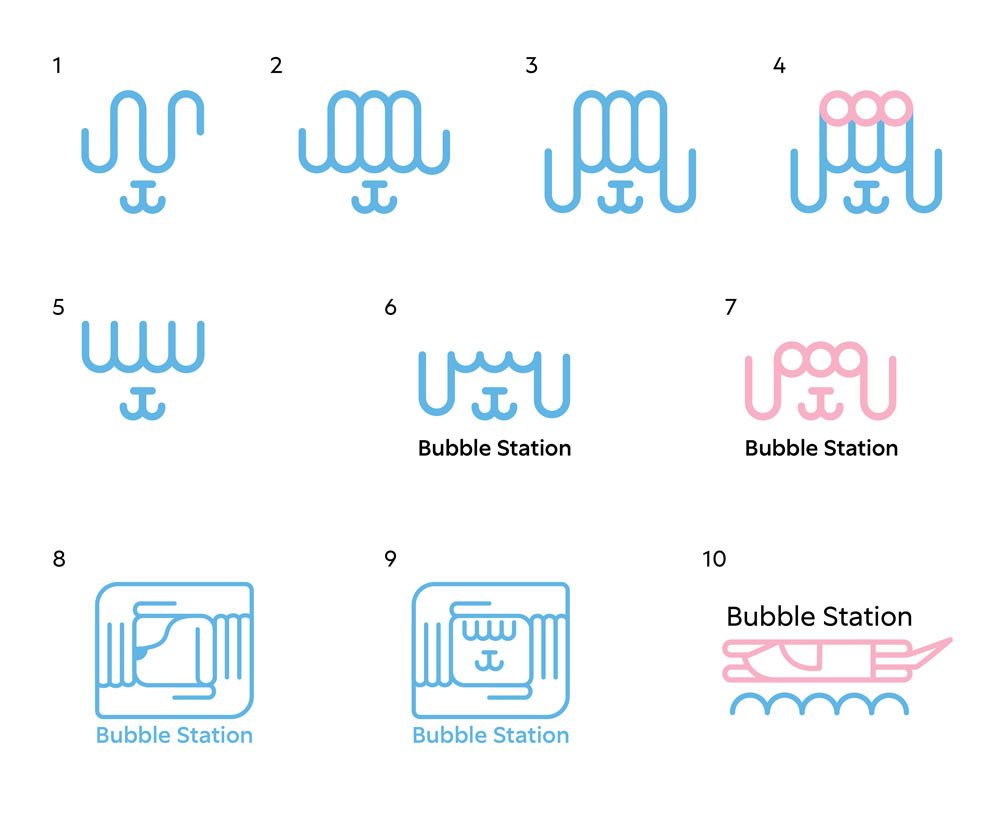 bubble station process 17