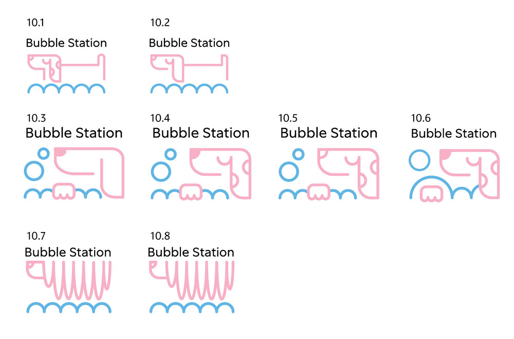 bubble station process 18