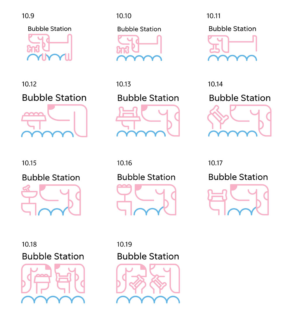 bubble station process 19