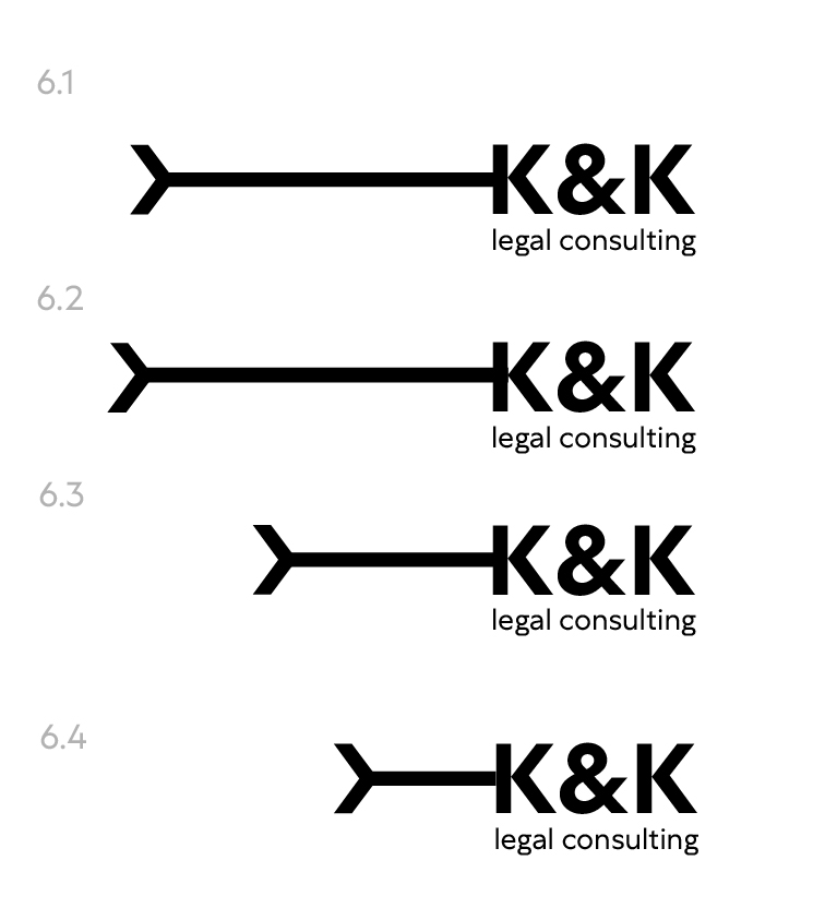 The making of the K&K Legal Consulting logo