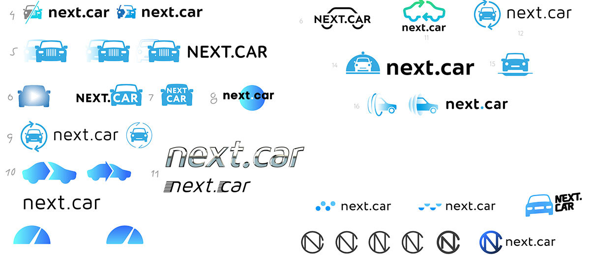 The making of the Next Car logo