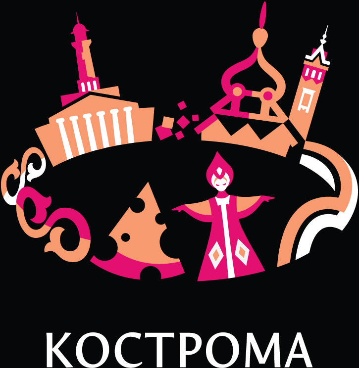 kostroma sign and text dark