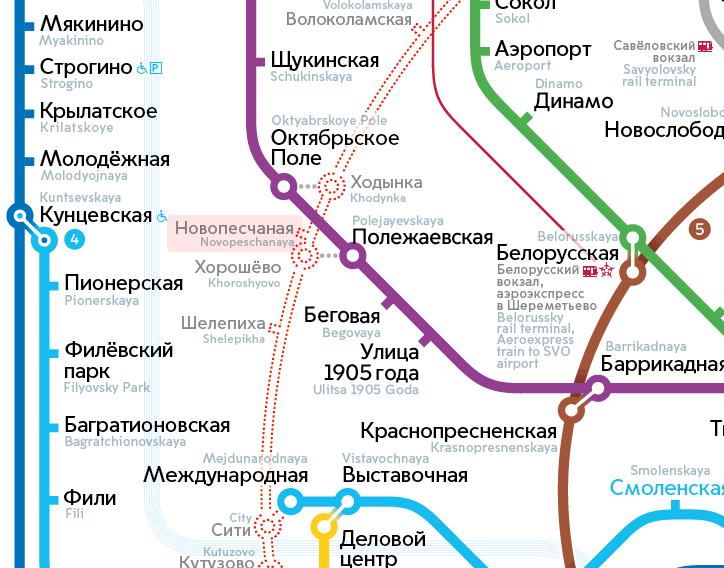 Метро выставочная москва на карте