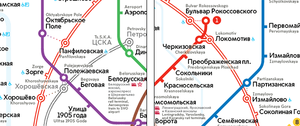 metro map 2016 process short and long long interchngs