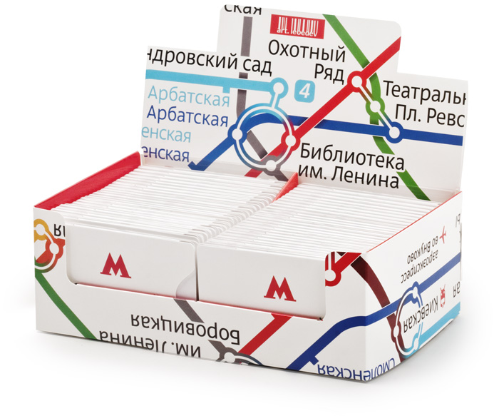 metro pocket map box open