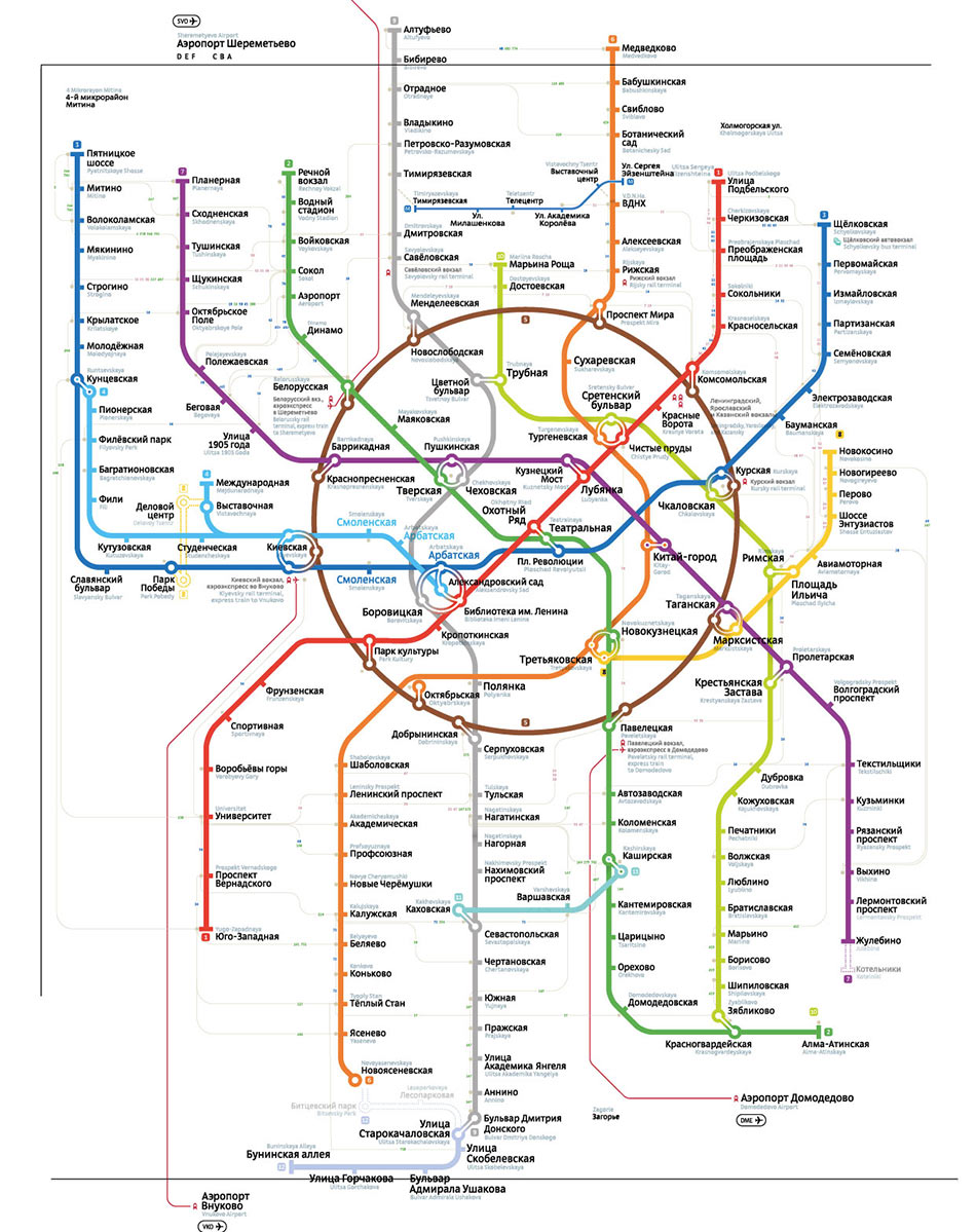 Схемы станции метро в москве