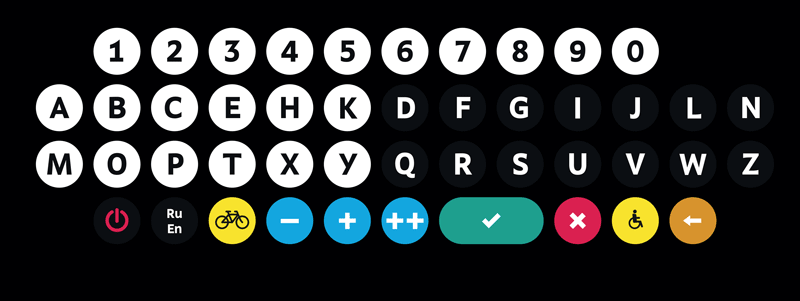 moscow parkomat keyboard