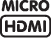 mvideo pictograms hdmi micro