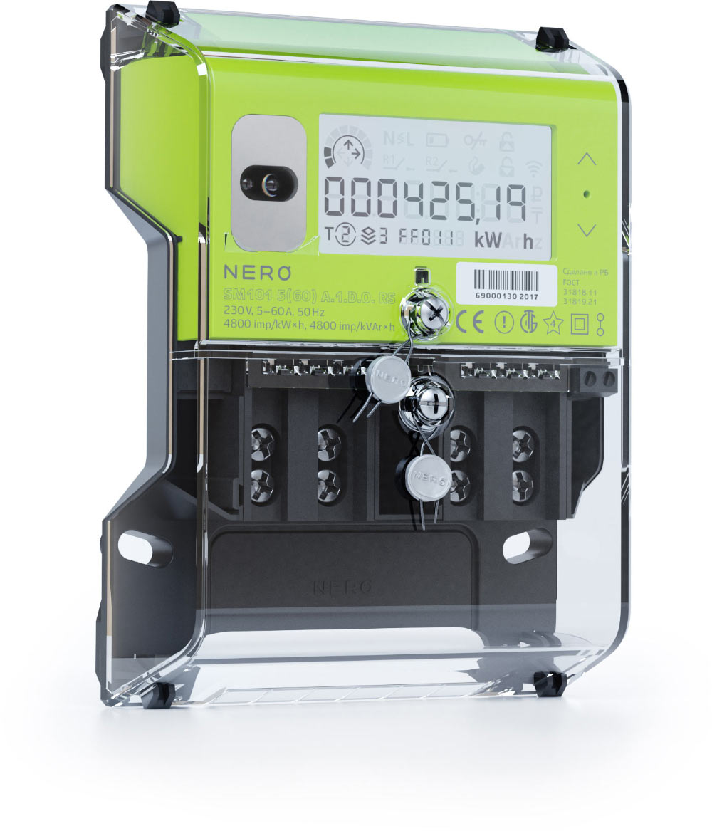 nero electric meter green