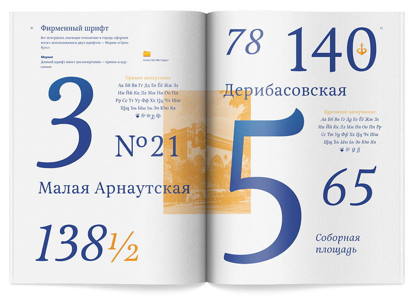 odessa brandbook fonts
