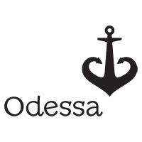 odessa logo down mono en anon