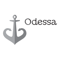odessa logo up bw en anon