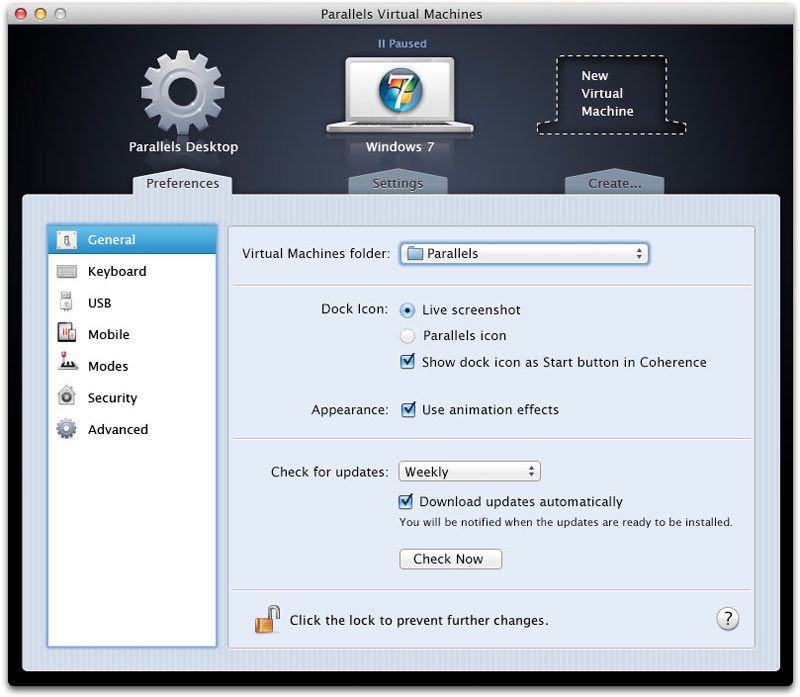 parallels process 11