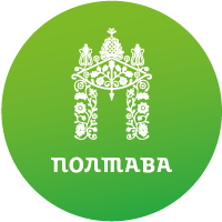 poltava logo sticker green anon