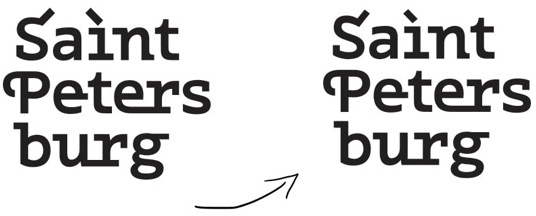 saint petersburg logo process font 02