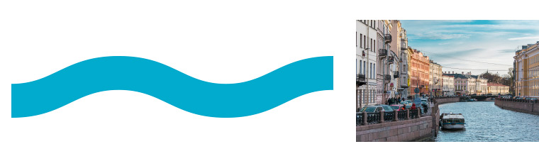 saint petersburg logo wave