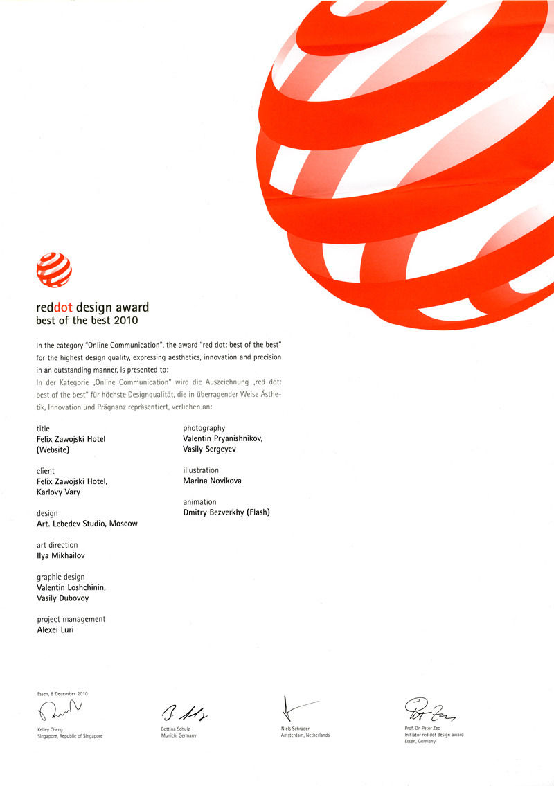 Red Dot Design award