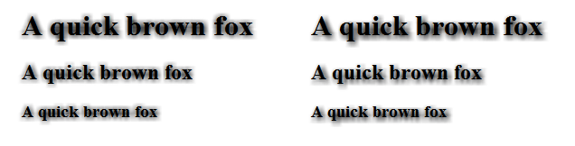 Shadow with Glow and Blur