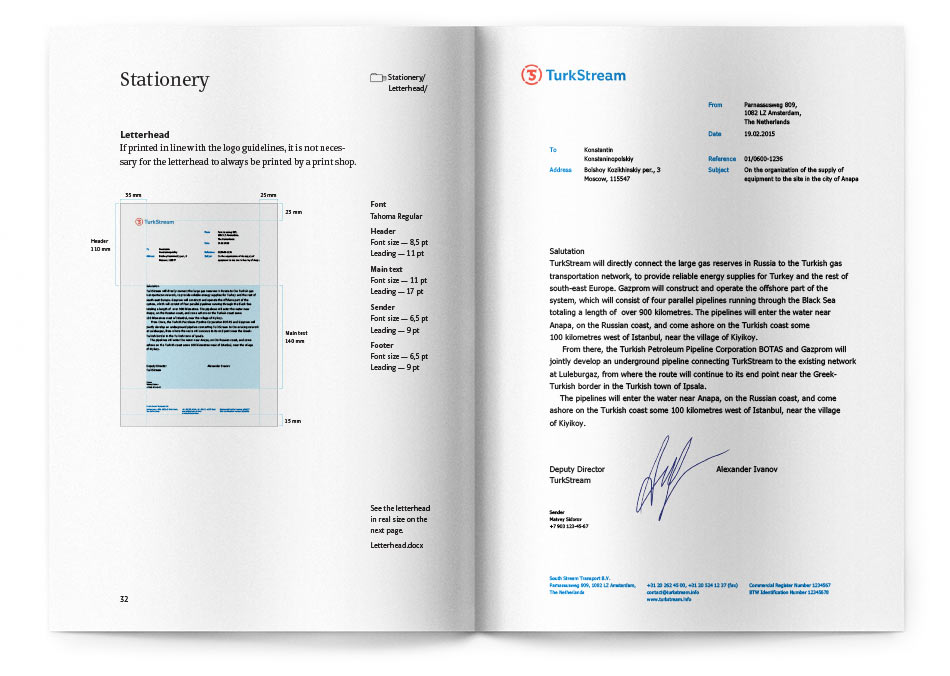 turkish stream bb stationery