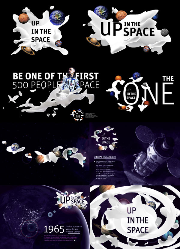 up in the space process 09