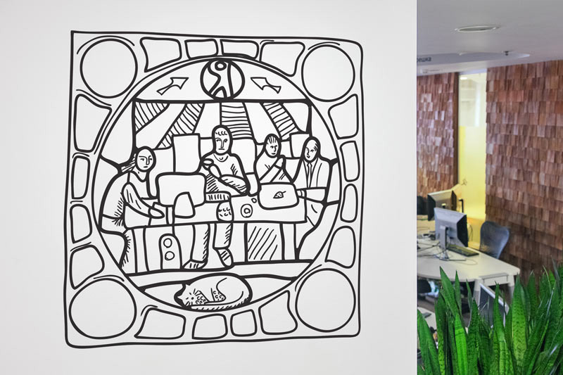 yandex office navigation employees at work 02